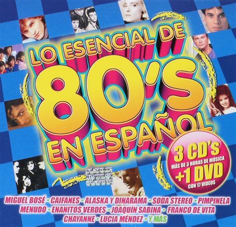 Esencial de Los 80's (En Español 3CD+DVD Sony-897420) – Musica Tierra ...