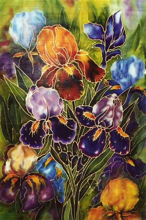 478 best Silk painting flowers images on Pinterest | Silk painting, Painting flowers and Paint ...