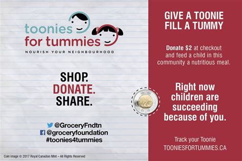 The Grocery Foundation Toonies for Tummies - Forgetful Momma