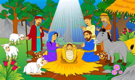 Free Nativity Clipart Nacimiento De Jesus Animado Transparent PNG ...