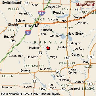 Lamont, Kansas Area Map & More