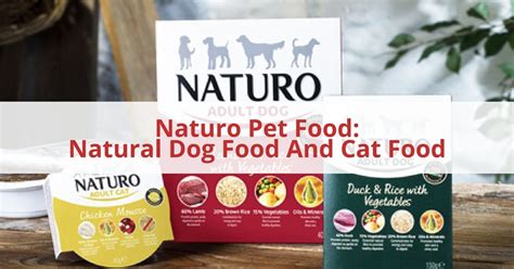 Naturo Pet Food: Natural Dog Food And Cat Food