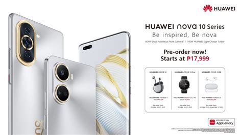 Huawei nova 10 series priced in the Philippines » YugaTech | Philippines Tech News & Reviews