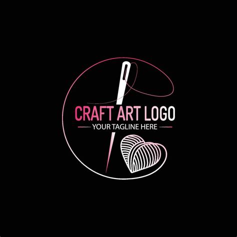 Craft art logo design template, Craft logo vector 23682518 Vector Art at Vecteezy