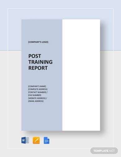 Training Report - 24+ Examples, Format, Pdf, Tips