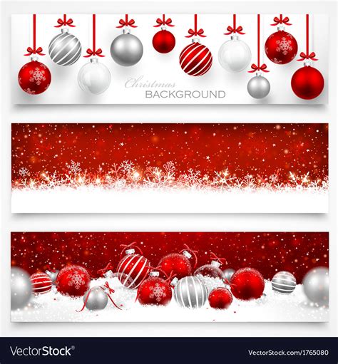 Collection christmas banners Royalty Free Vector Image