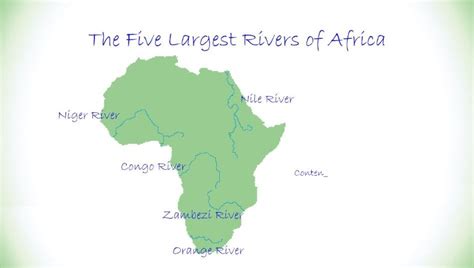 Map Of Major Rivers In Africa - China Map Tourist Destinations