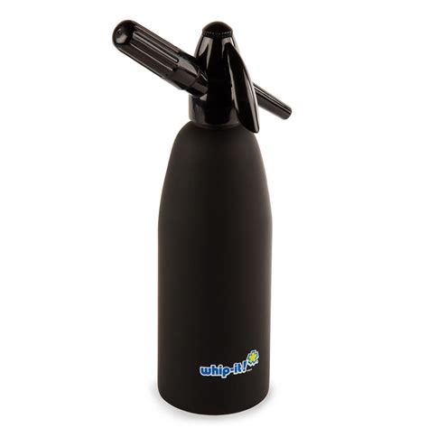 Whip-It SSSV-05 Soda Siphon - Black 1 Liter