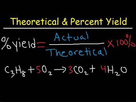 How to Calculate Theoretical Yield - RyanaresWallace