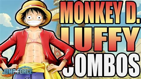 LUFFY Moveset & Combo Guide! Jump Force Open Beta Gameplay! - YouTube