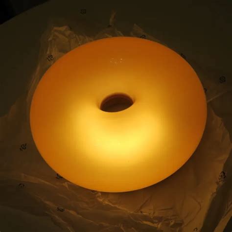 NEW IKEA VARMBLIXT Round Glass Orange Donut Lamp Sabine Marcelis Limited Edition $150.00 - PicClick