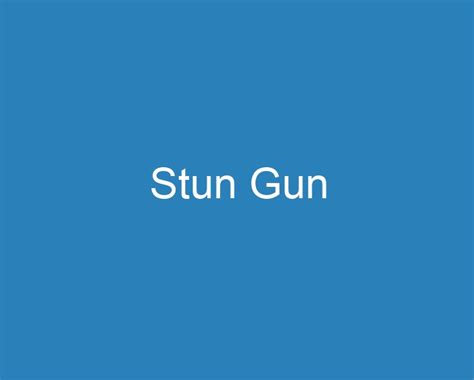 20 Best Stun Gun [2023] - Curee