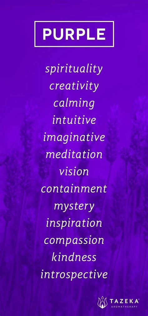 Pin by Ocellifer on Beginners Witchcraft | Color meanings, Purple color, Purple love