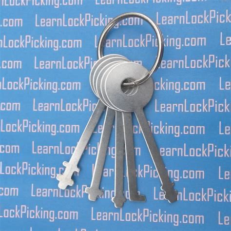 Warded Lock Pick Set - LearnLockPicking.com