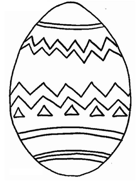 Free Printable Easter Egg Coloring Pages For Kids