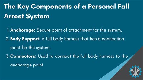 Three Components of a Fall Arrest System | Newcastle Safety Servicing