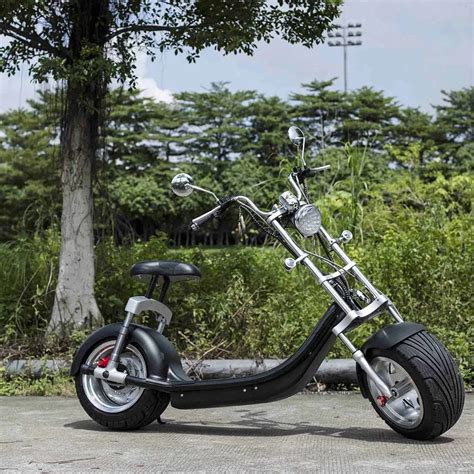 Optional 12AH 20AH battery fat tire big wheel harley electric scooter with remote control-in ...