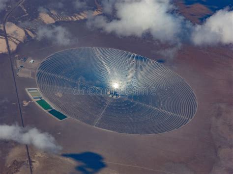 Crescent Dunes Solar Energy Project; Near Tonopah, Nevada Stock Image - Image of generation ...