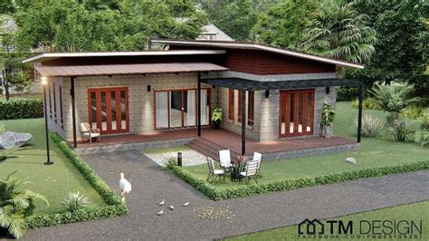 Simple but chic three-bedroom bungalow with spacious veranda | Pinoy ...