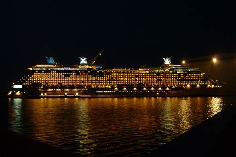 Cruise Ship At Night - Cruise Gallery