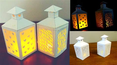 Paper Lantern / Diwali DIY /free Lantern Template - YouTube