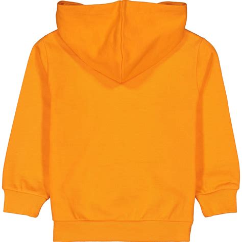 Il Gufo Boys Zip-Up Hoodie in Neon Orange - BAMBINIFASHION.COM