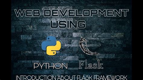 Web development using python with Flask | Simple & quick method for web ...