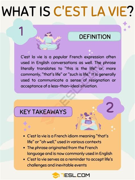 C'est La Vie Meaning, Origin and Examples • 7ESL