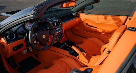 This Rare Ferrari 599 Aperta Has A Special Hermés Orange Interior ...