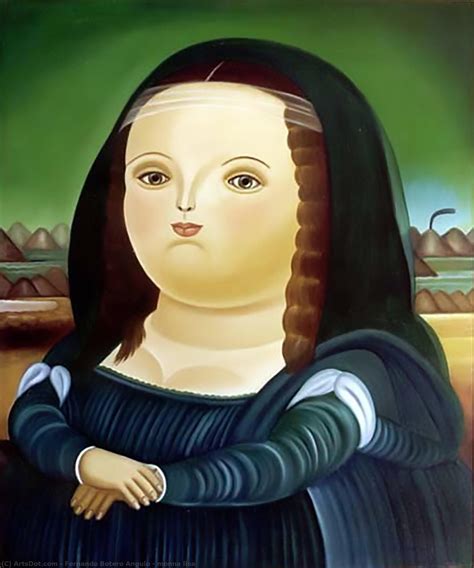 Fernando Botero Mona Lisa Age 12