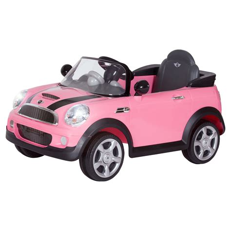 MINI Cooper S 6-Volt Battery Ride-On Vehicle (Pink) - Walmart.com