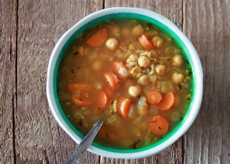 Chickpea & Rice Soup