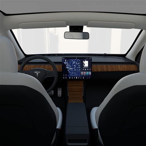 Tesla Model Y Interior Video