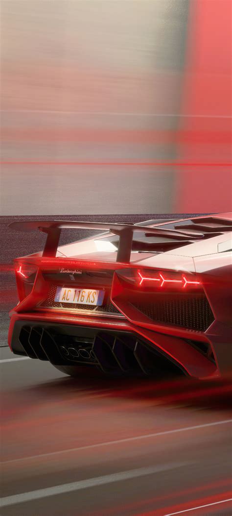 1080x2400 Lamborghini Aventador 4k Red Google Pixel 7 ,HD 4k Wallpapers ...