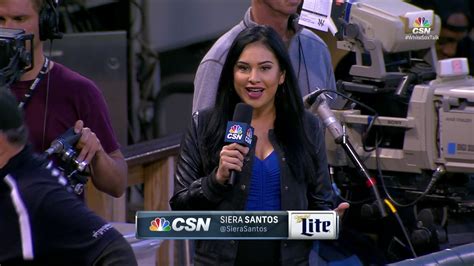 Siera Santos - Sports Anchor/Reporter Reel - YouTube