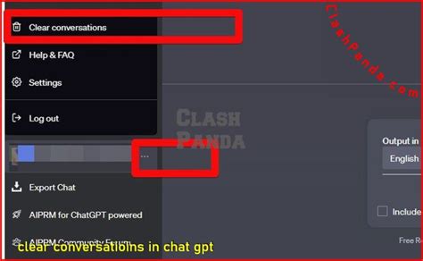 How to Clear Conversations in ChatGPT - ClashPanda