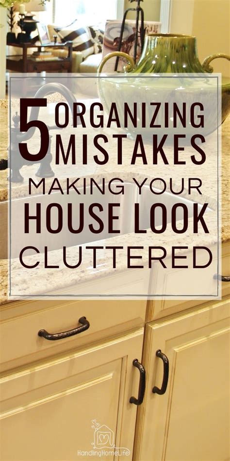 Organizing house ideas for a clutter free home. #handlinghomelife ...