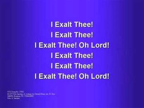 I Exalt Thee (worship video w/ lyrics) Chords - Chordify