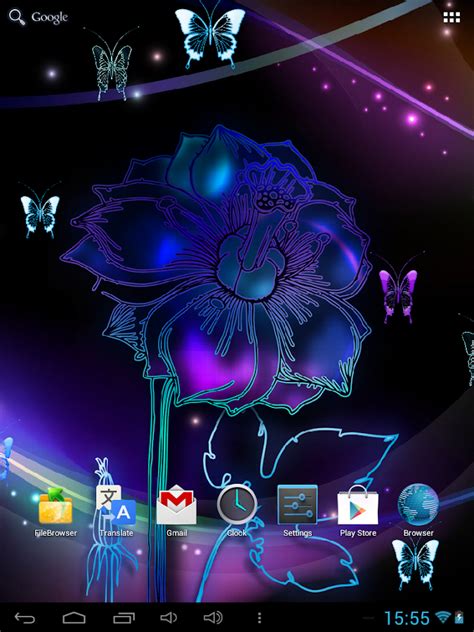 Neon Butterfly Live Wallpaper - Android Apps on Google Play