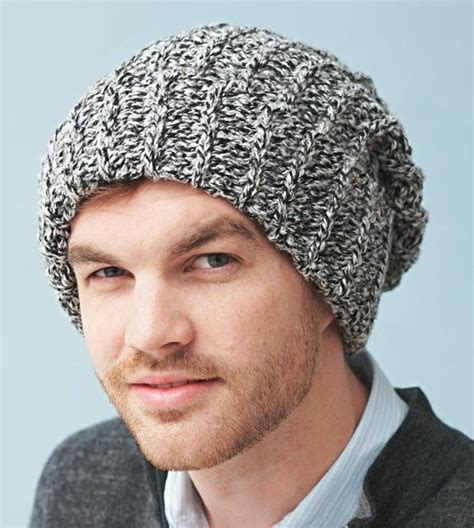 Free Ribbed Hat Pattern | Crochet hat pattern, Crochet mens hat, Hat knitting patterns