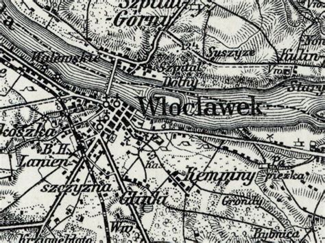 Mapa Włocławka z 1915r. – Stare Plany Miast