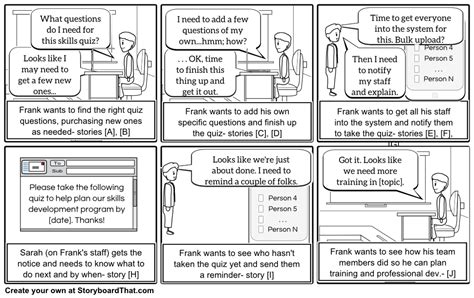 Storyboarding Agile User Stories Storyboard af alexcowan