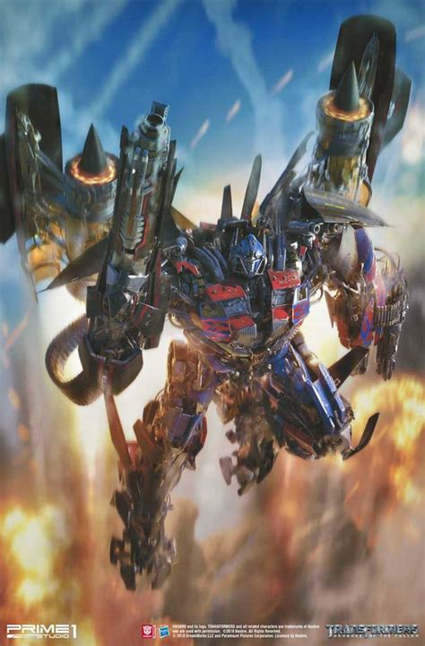 Prime 1 Studio APTF-01: Jetpower Optimus Prime Art Print By Josh Nishi ...