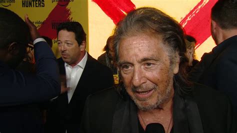 Al Pacino Interview at Hunters Series Premiere - YouTube