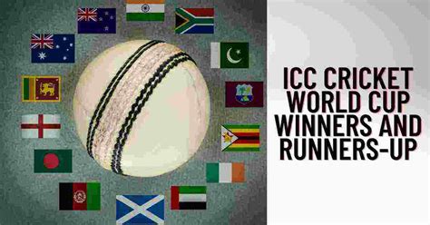 List Of ICC Cricket World Cup Winners And Runners-up: ODI & T20 – Leadcricket