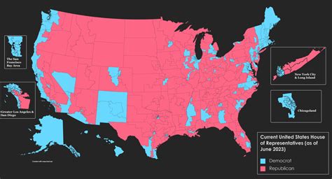 Current United States House of Representatives as... - Maps on the Web