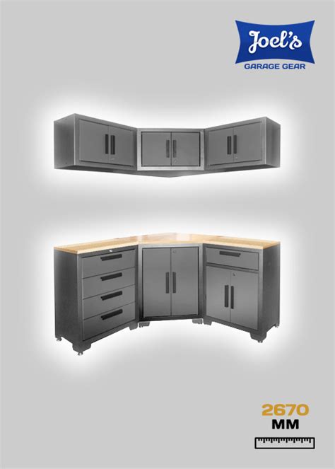 Garage Storage Corner - Space Saving Tool Cabinets - Joel's Garage Gear