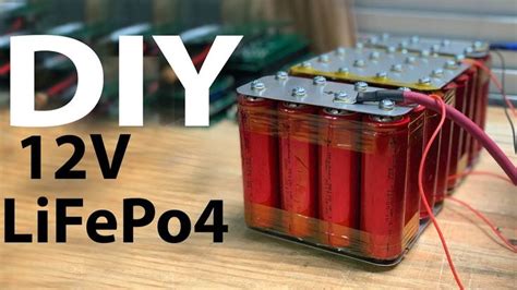 Build a DIY Lithium LiFePo4 Headway 12v Battery replacement - YouTube ...