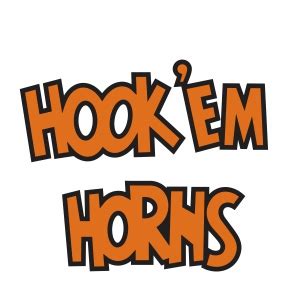 Buy Hook Em Horns Logo Svg Png online in UK