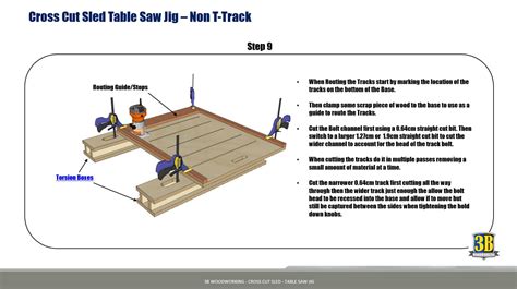 Crosscut Sled Plans Metric Build Plans /table Saw Jig / Digital ...